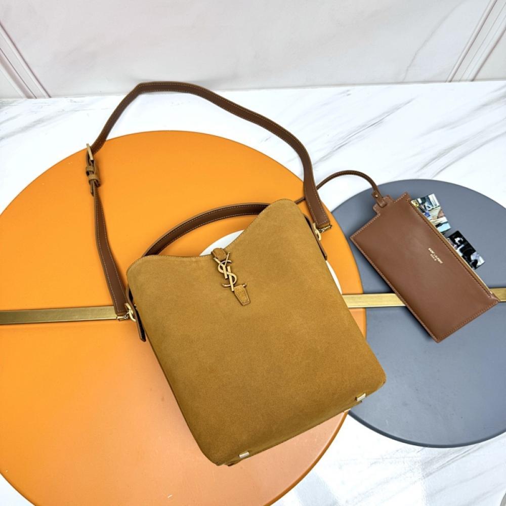 Classic Suede Bucket Bag