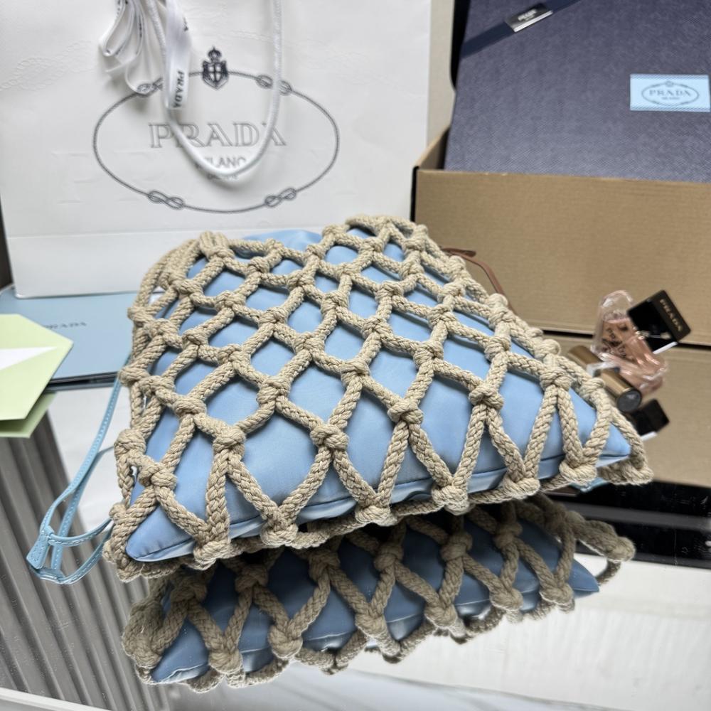 Woven Top Handle Bag