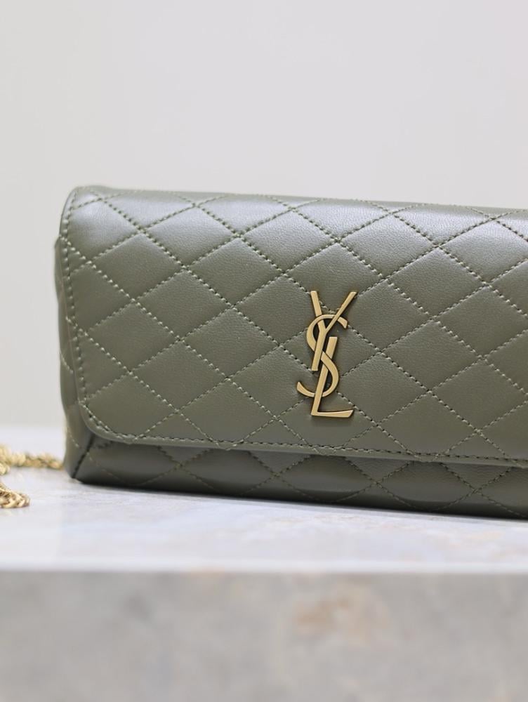 Modern Embroidered Lambskin Crossbody Bag