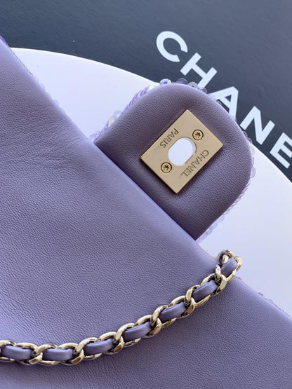 Embroidered Top Handle Bag