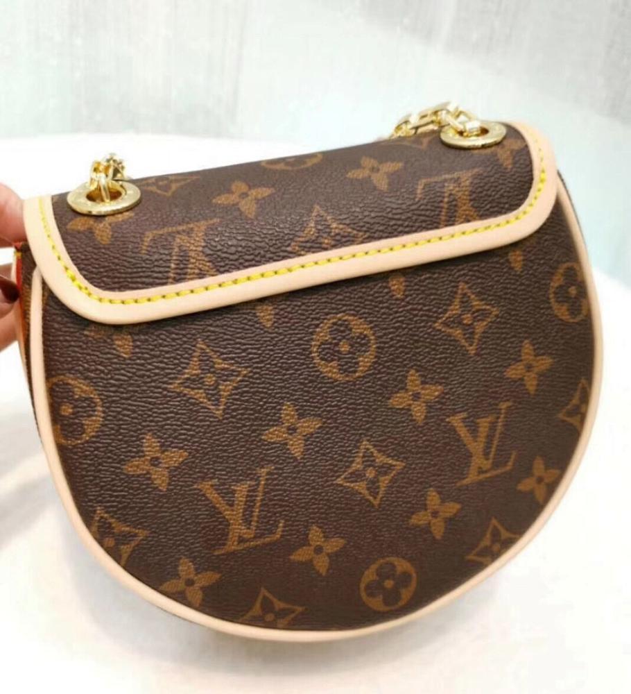 Stylish Monogram Calfskin Shoulder Bag – Limited Edition
