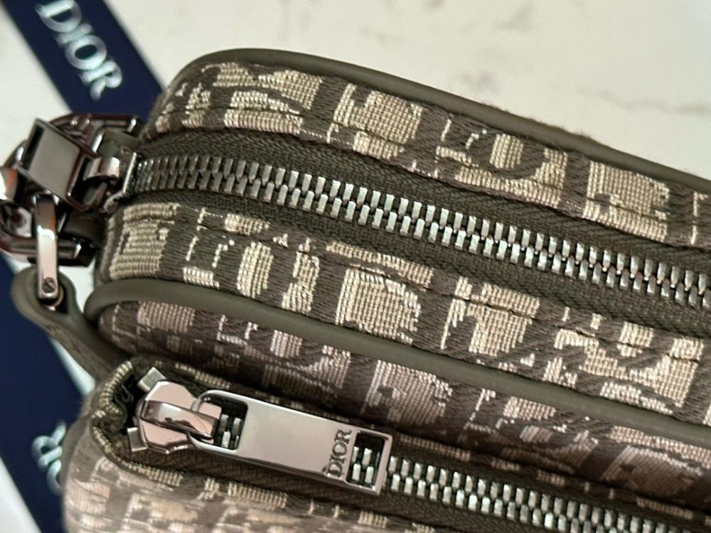 Saddle Printed Jacquard Shoulder Bag