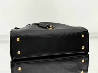 Luxury Leather Top Handle Bag