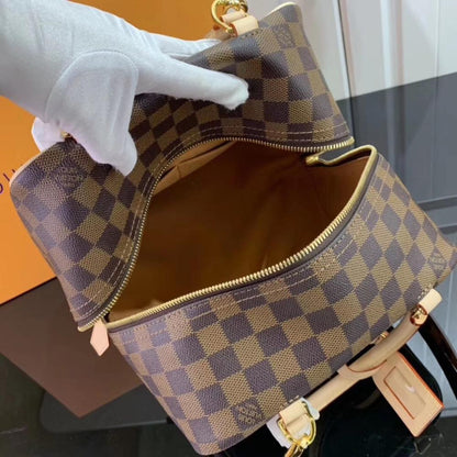 Luxury Leather Top Handle Bag