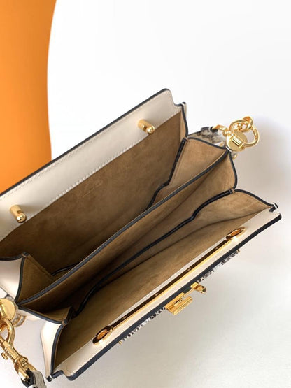 Leather Top Handle Bag