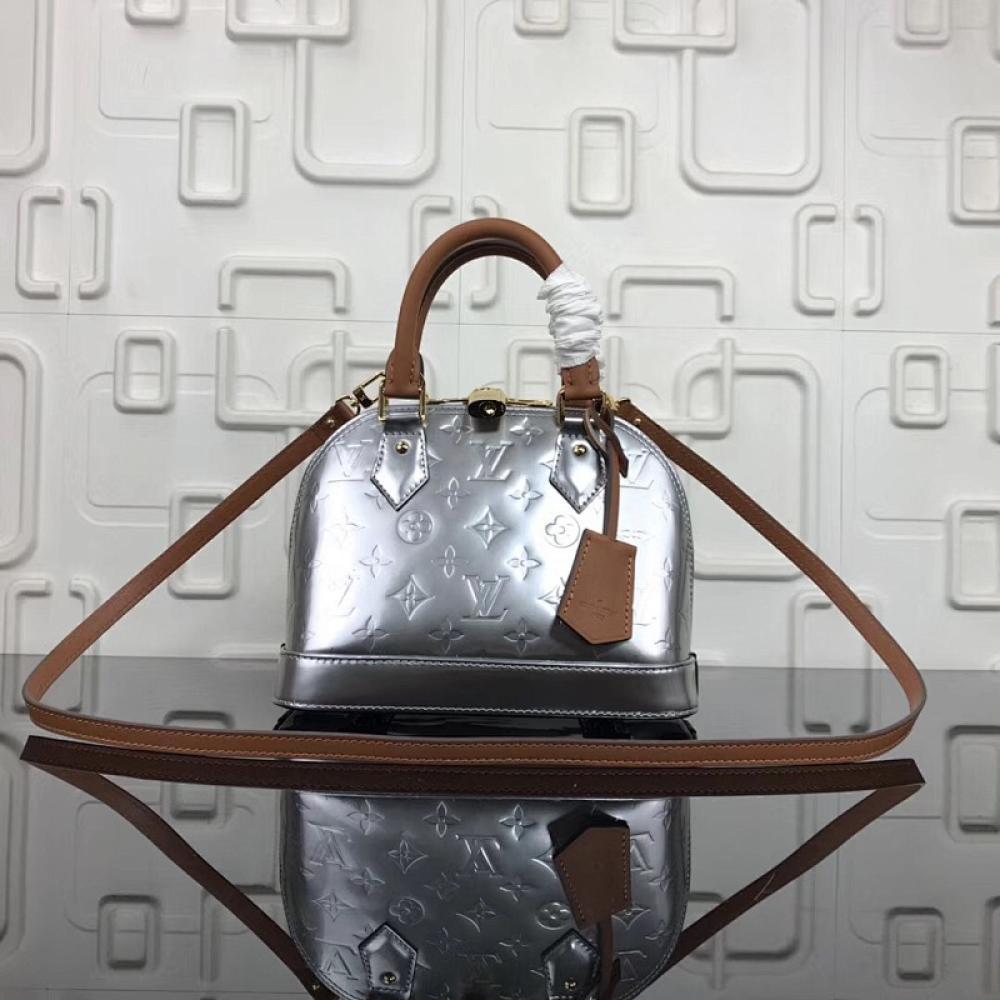 Classic Leather Top Handle Bag