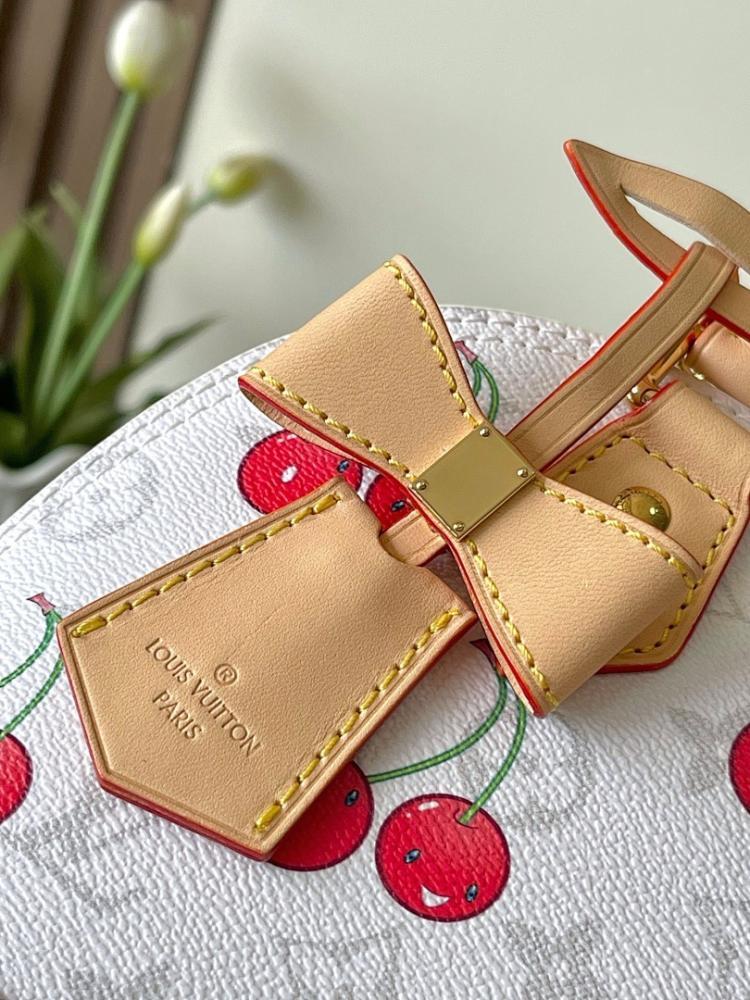 Alma Monogram Leather Top Handle Bag