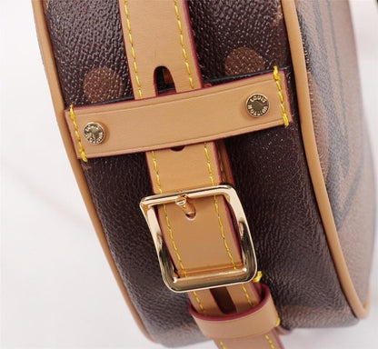 Stylish Refined Monogram Leather Shoulder Bag