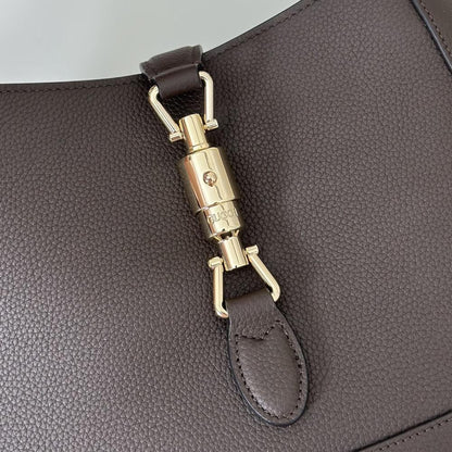 Elegant Leather Top Handle Bag