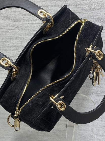Elegant Leather Top Handle Bag