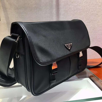 Stylish Refined Saffiano Leather Crossbody Bag