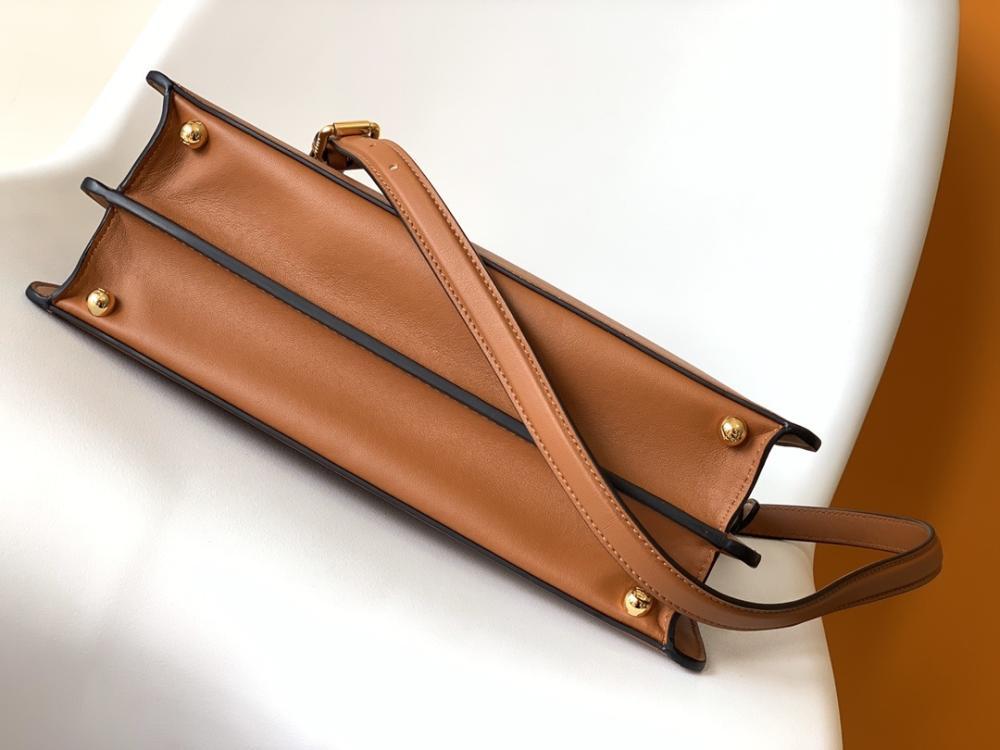 Leather Top Handle Bag