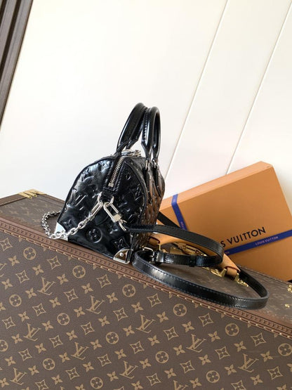 Leather Top Handle Bag