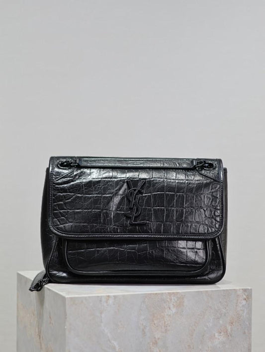 Classic Leather Top Handle Bag