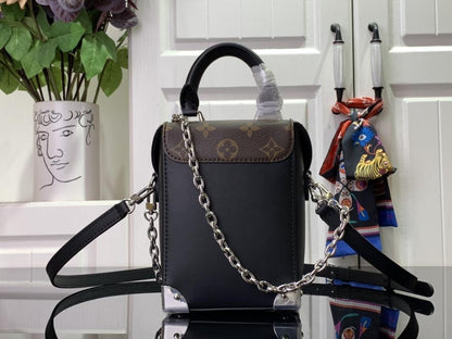 Luxury Leather Top Handle Bag