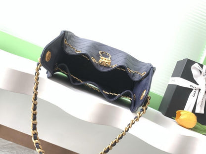 Alma Gold Hobo Bag