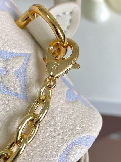 Modern Stylish Monogram Leather Shoulder Bag