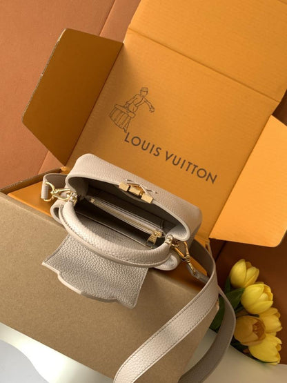 Leather Top Handle Bag
