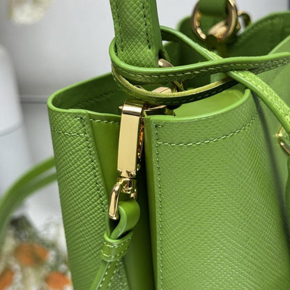 Leather Bucket Bag