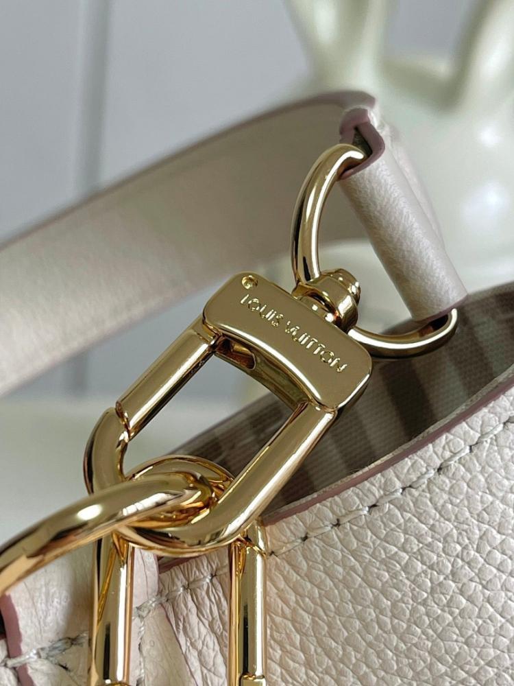 NeoNoe Monogram Leather Top Handle Bag