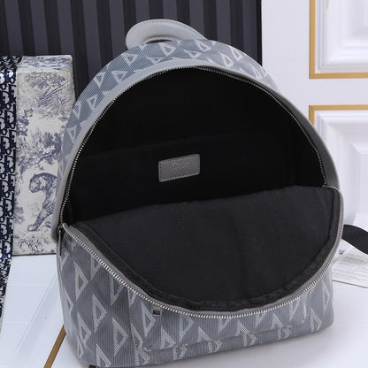 Stylish Premium Black Quilted Calfskin Backpack