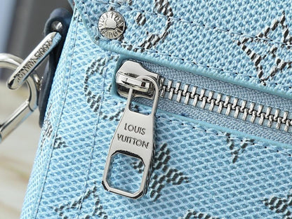 Modern Elegant Studded Calfskin Travel Bag