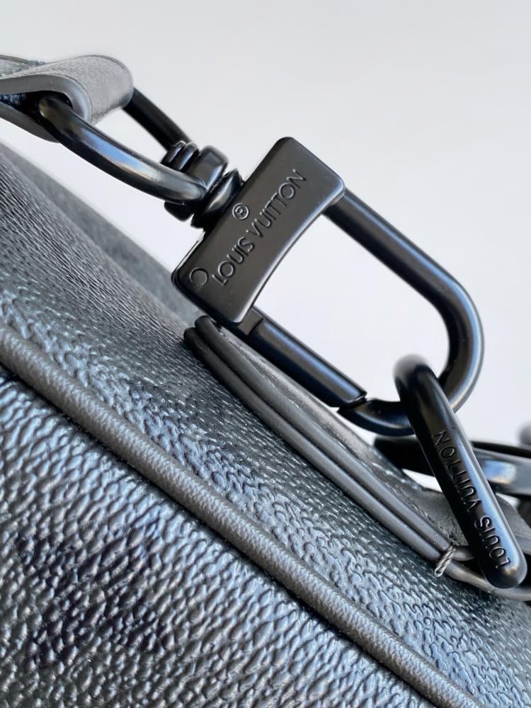 Monogram Leather Crossbody Bag