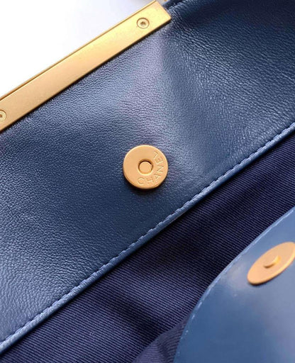 Lambskin Top Handle Bag