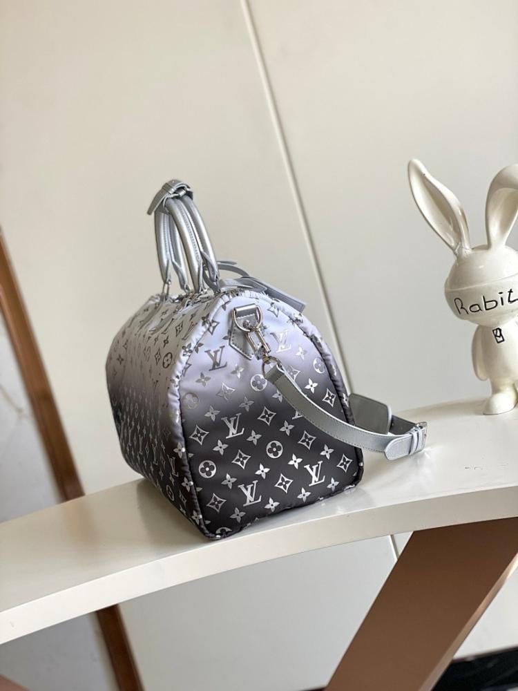 Modern Elegant Silver Nylon Crossbody Bag