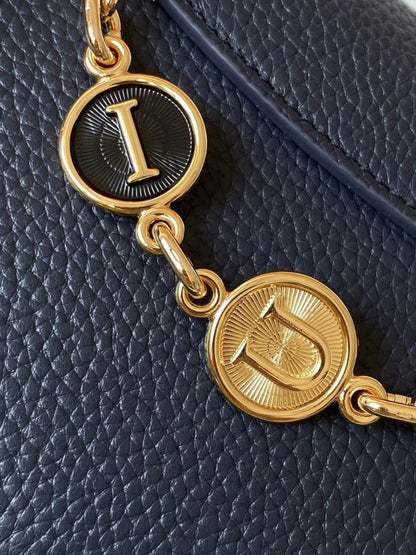 Leather Top Handle Bag