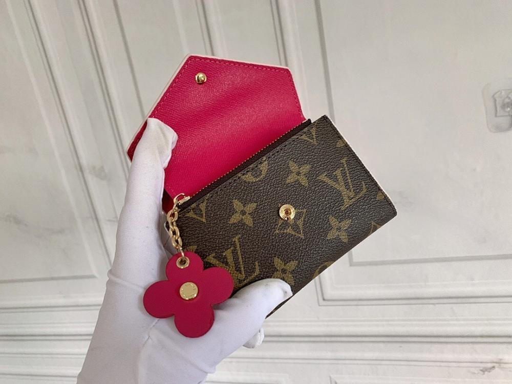 Modern Pink Leather Wallet