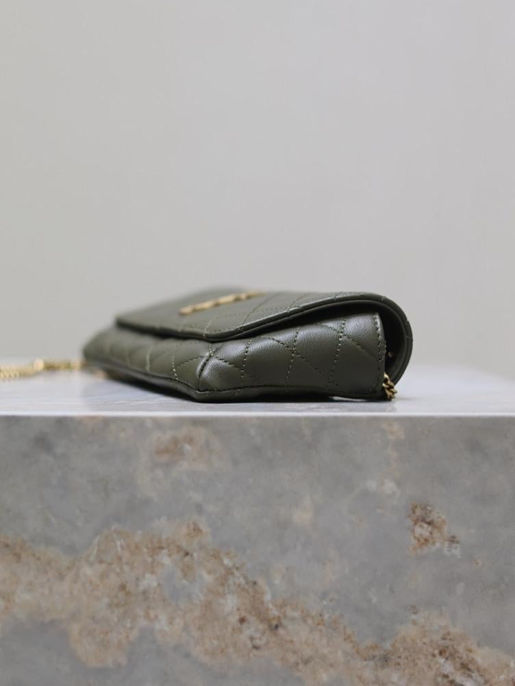 Modern Embroidered Lambskin Crossbody Bag