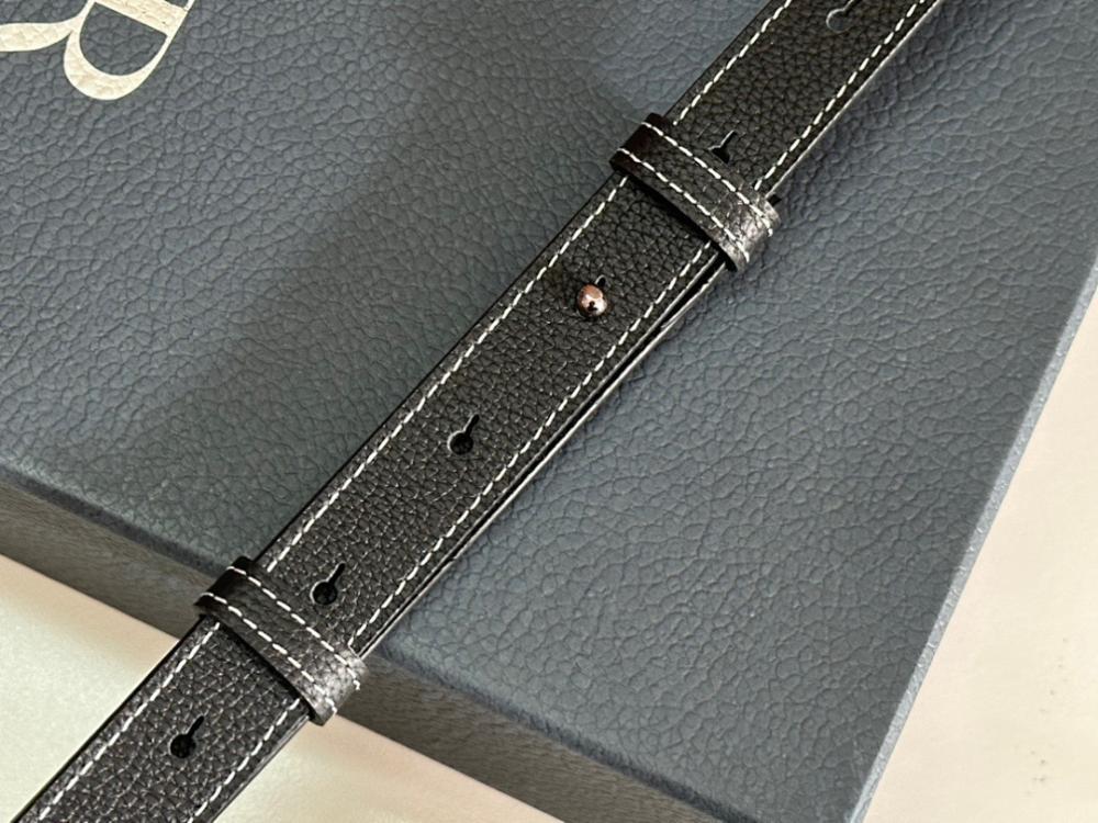 Saddle Grey Calfskin Shoulder Bag