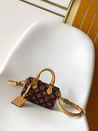 Classic Leather Top Handle Bag