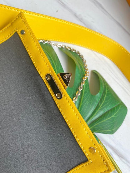 Alma Studded Jacquard Shoulder Bag