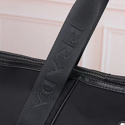Modern Refined Nylon Top Handle Bag