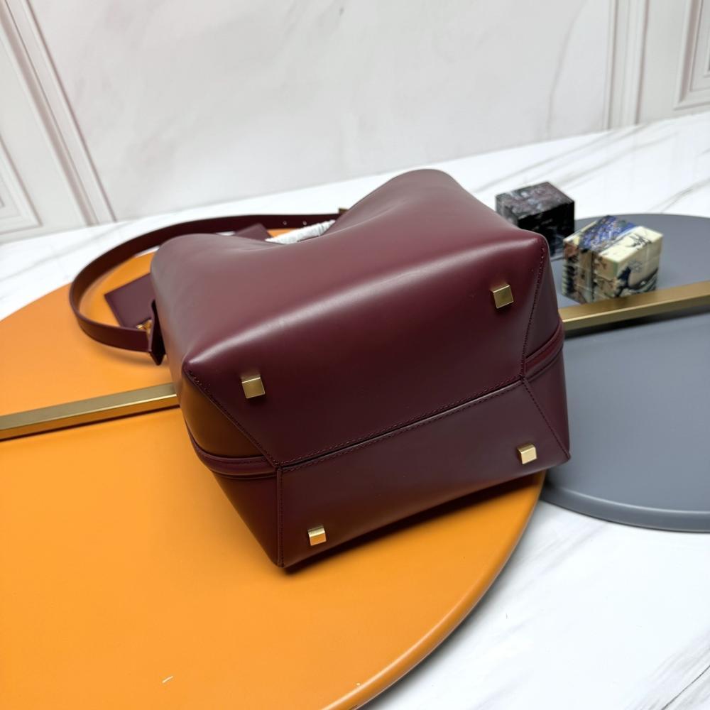 Classic Studded Calfskin Bucket Bag