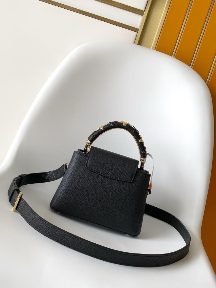 Leather Top Handle Bag