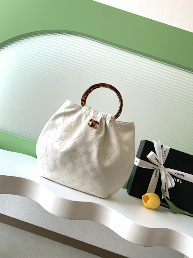 Leather Top Handle Bag