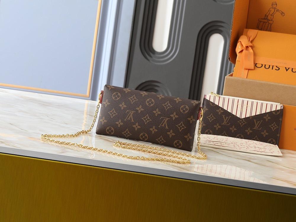 Luxury Stylish Monogram Leather Bag – Limited Edition
