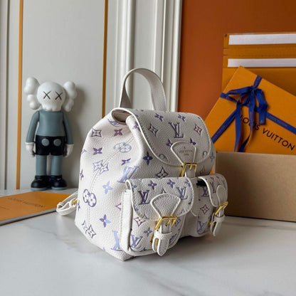 Modern Luxury Woven Leather Top Handle Bag