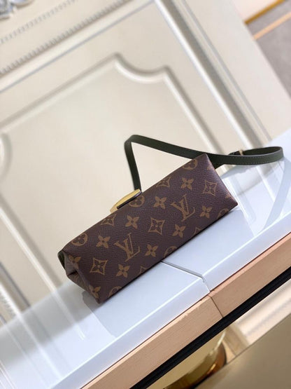 Luxury Elegant Gold Leather Shoulder Bag