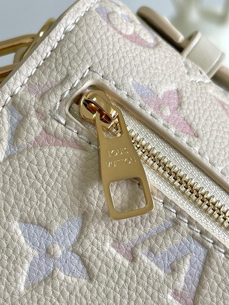 Classic Modern Monogram Leather Shoulder Bag