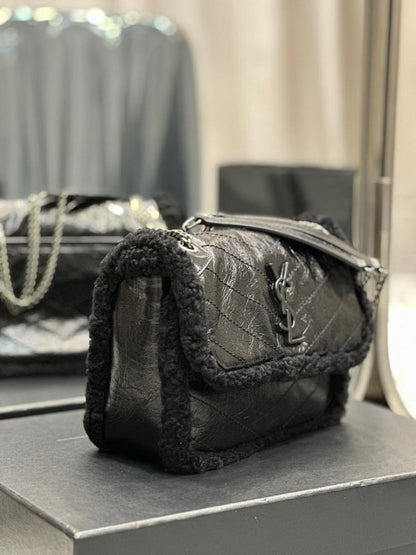Modern Italian-Inspired Leather Top Handle Bag