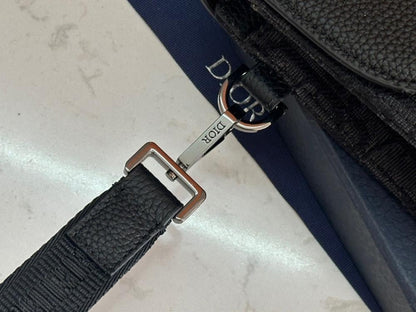 Italian-Inspired Elegant Black Calfskin Top Handle Bag