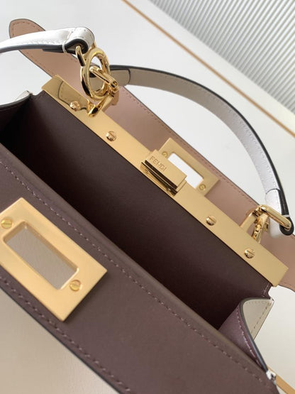 Leather Top Handle Bag