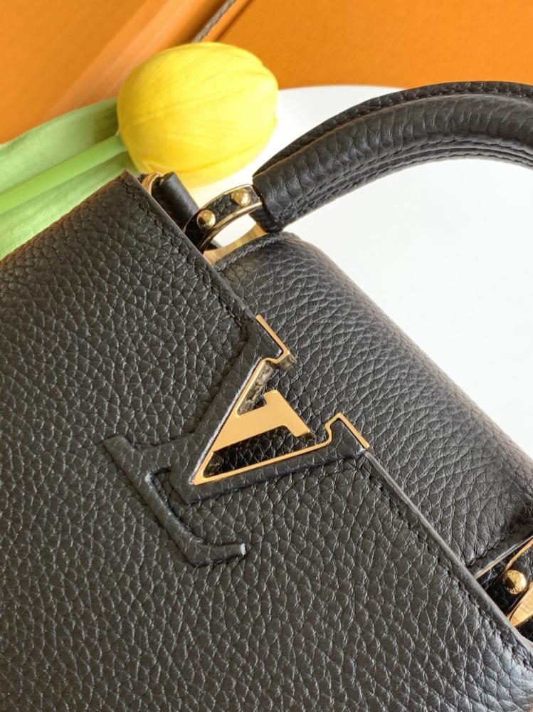 Leather Top Handle Bag