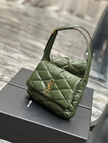 Classic Modern Quilted Leather Shoulder Bag