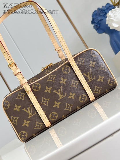 Alma Leather Top Handle Bag