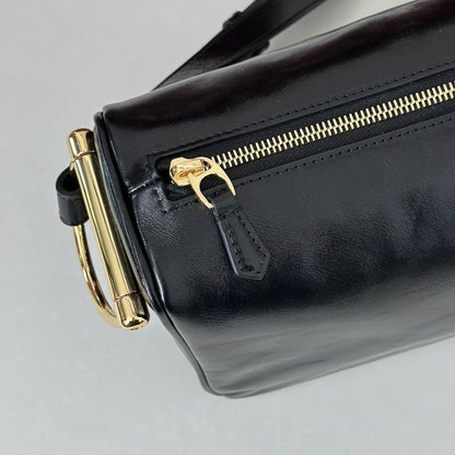 Leather Top Handle Bag